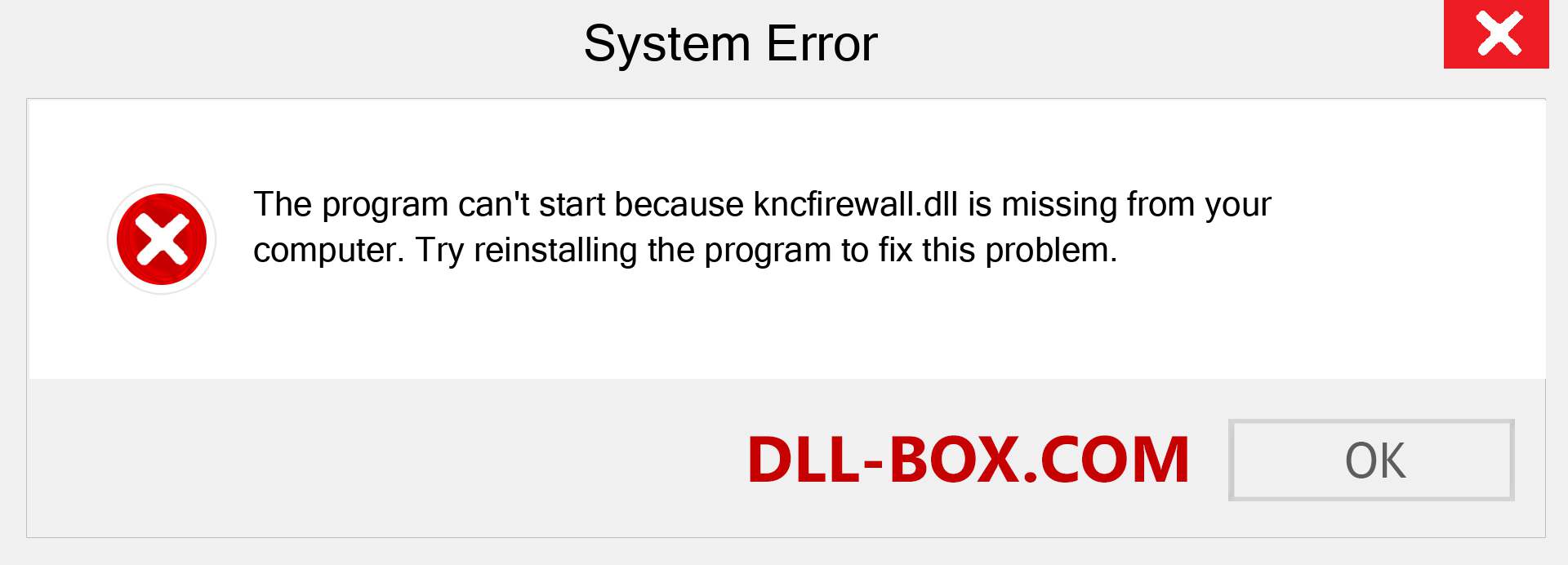  kncfirewall.dll file is missing?. Download for Windows 7, 8, 10 - Fix  kncfirewall dll Missing Error on Windows, photos, images